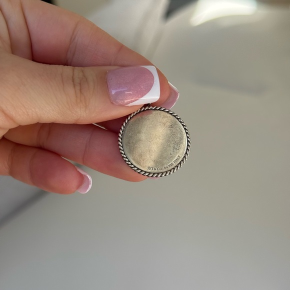 DISCONTINUED BUNDLE Tiffany & Co. Taurus Zodiac pendant and Leaf ring / earrings - Picture 6 of 6